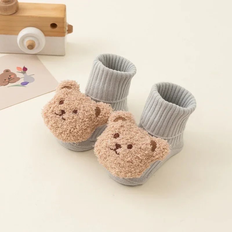 Cute Cartoon Bear Baby Socks - Image 9