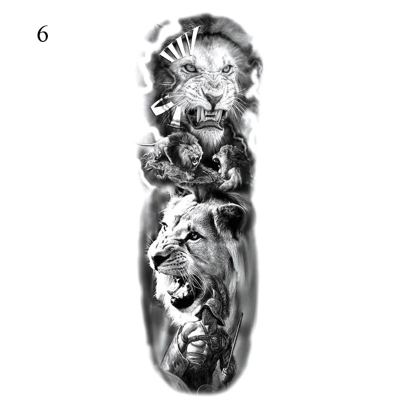 Full Arm Temporary Tattoos - Image 10