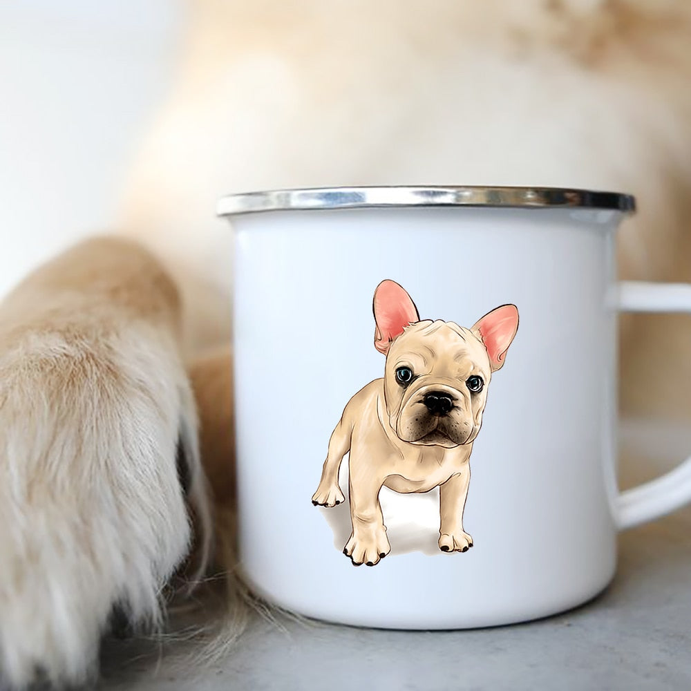 12Oz Printed Enamel Dog Mugs - Image 21