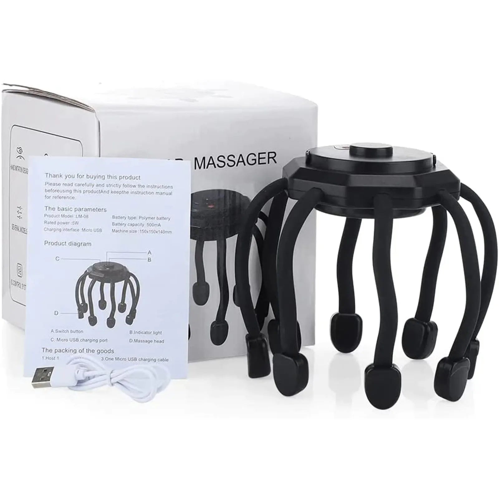 Octopus Head Massager - Image 4
