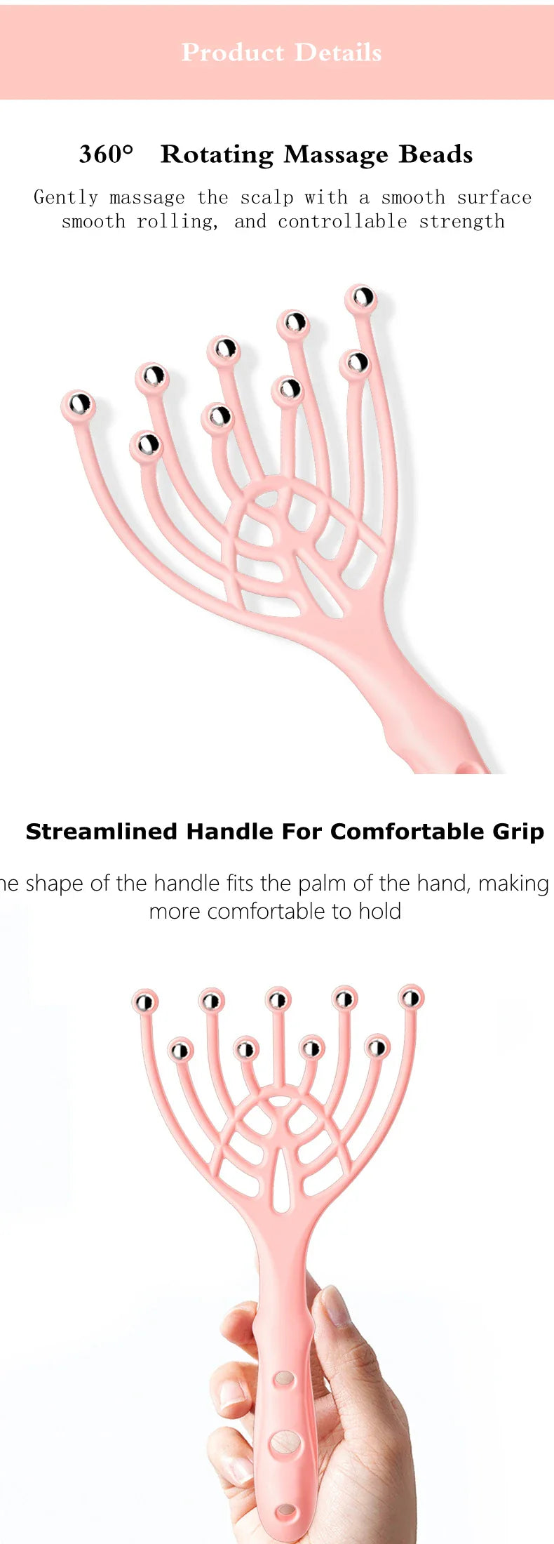 Hand Held Scalp Massage Roller - Image 8
