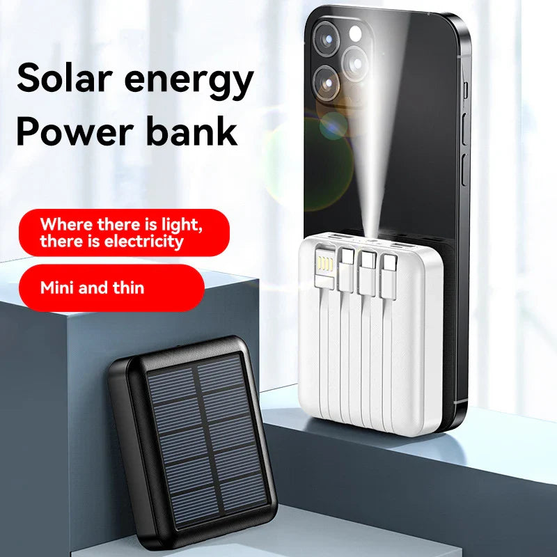 4 In 1 Solar Charging Power Bank - Image 9