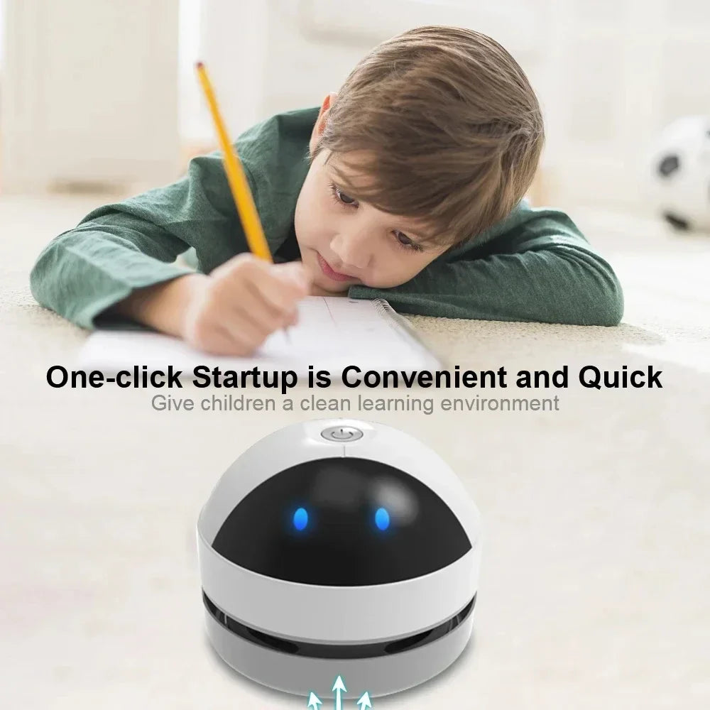Robot Desk Vacuum | Small Portable Usb Charging Cleaner - Image 5
