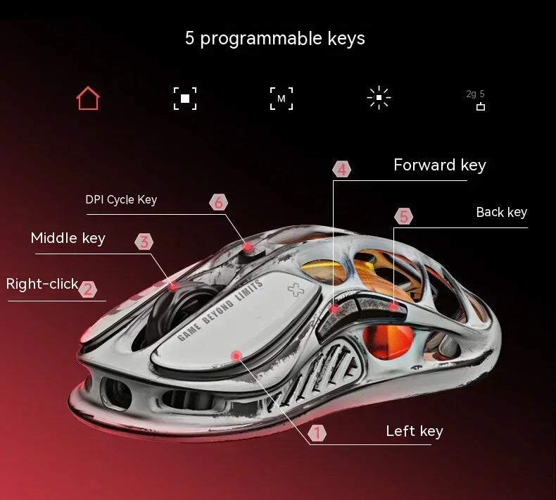 Magnesium Alloy Wireless Gaming Mouse - Image 12
