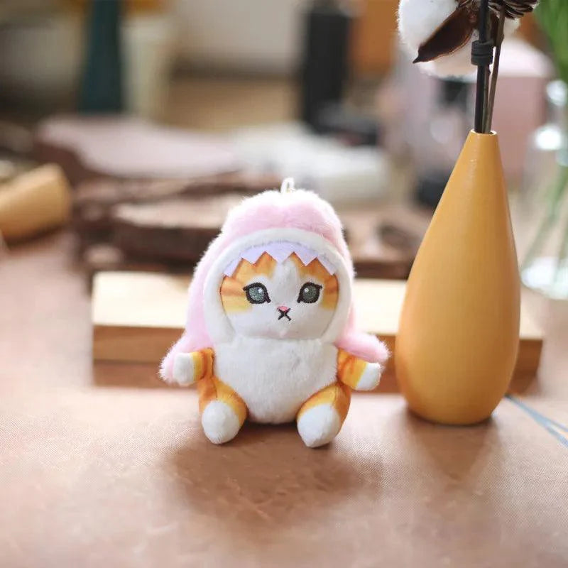 Shark Cat Fried Shrimp Plush Toy Keychain - Image 19