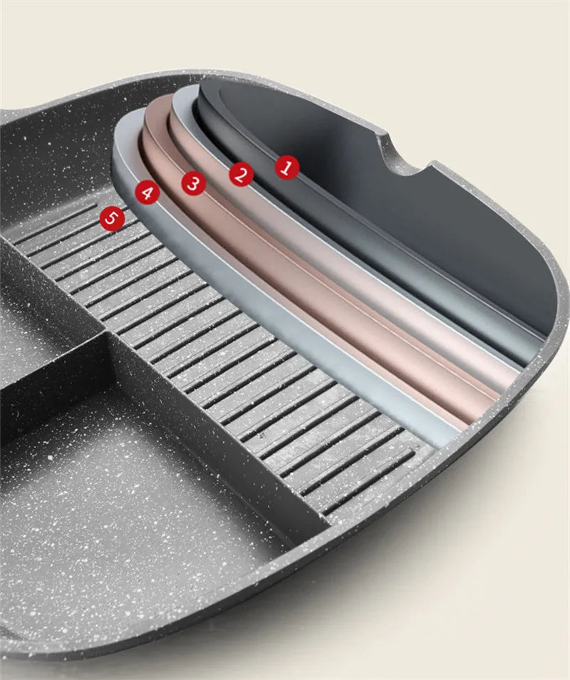 Multifunctional 3 In 1 Non-Stick Frying Pan - Image 14