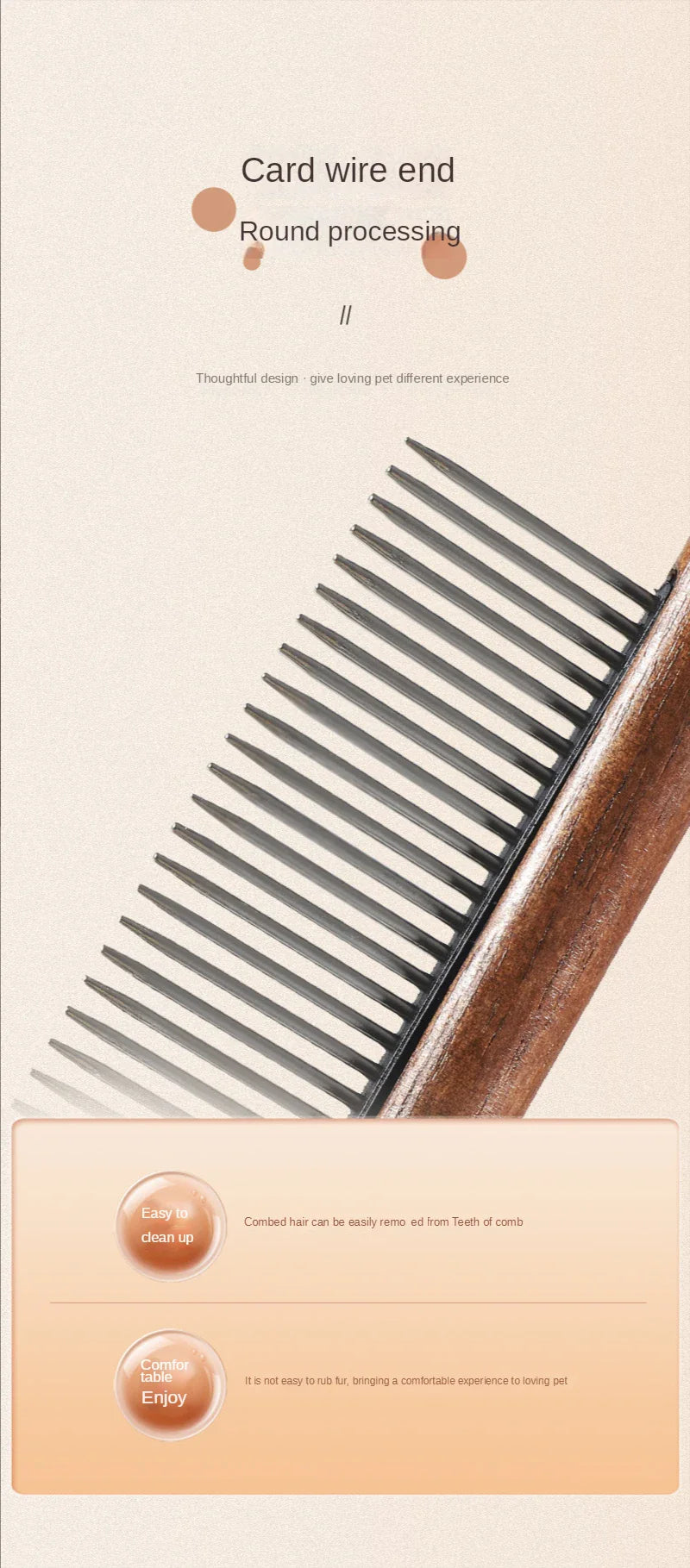 Stainless Steel Pet Grooming Brush - Image 9
