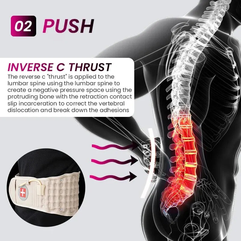 Inflatable Lumbar Pain Relief Belt - Image 7