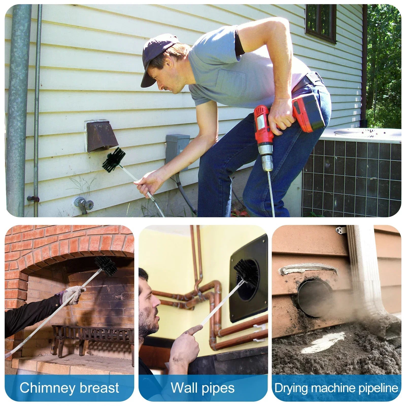 Chimney Cleaning Brush Kit - Image 8
