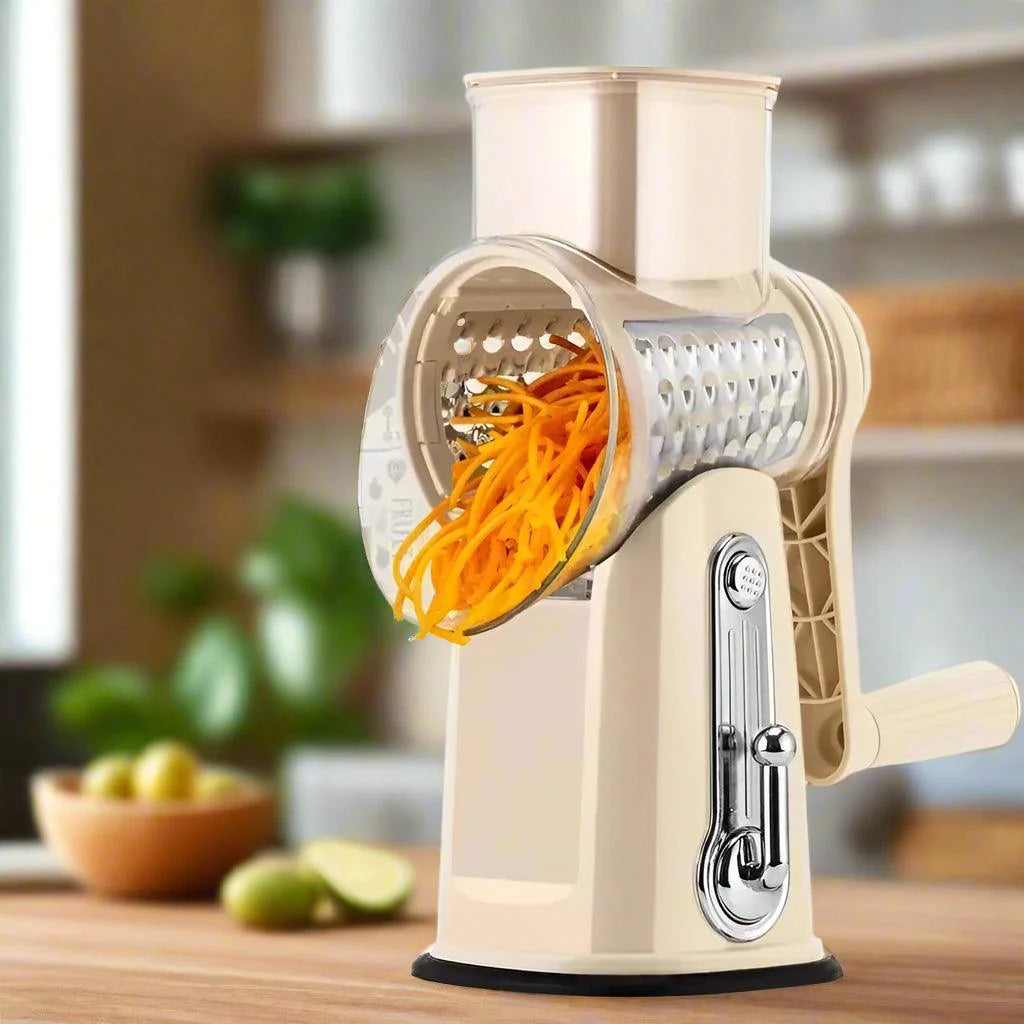 5 In 1 Rotary Gourmet Cheese Grater - Image 4