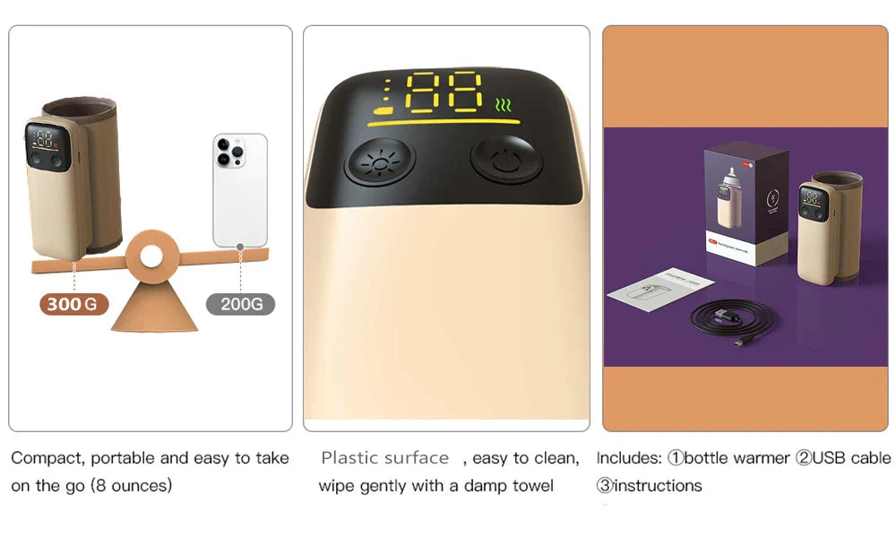 Portable Baby Bottle Warmer | Fast Heating & Cordless - Image 22