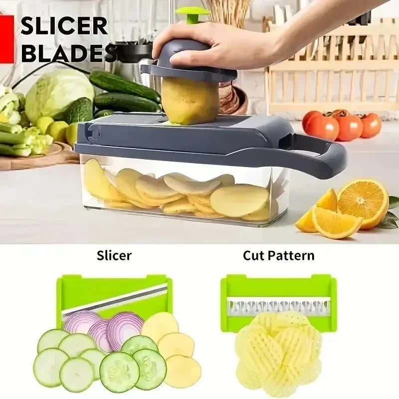 16-In-1 Multifunctional Vegetable Chopper - Image 4