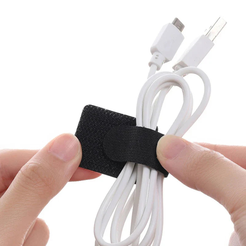 Self-Adhesive Reusable Cord Organizer Straps - Image 3
