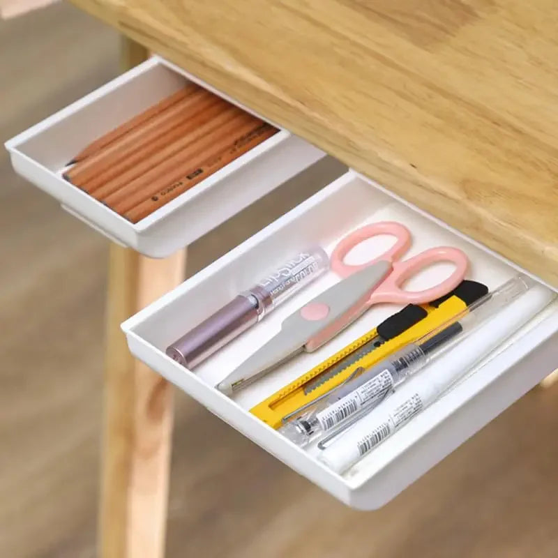 Self-Adhesive Desk Hidden Storage Box - Image 7