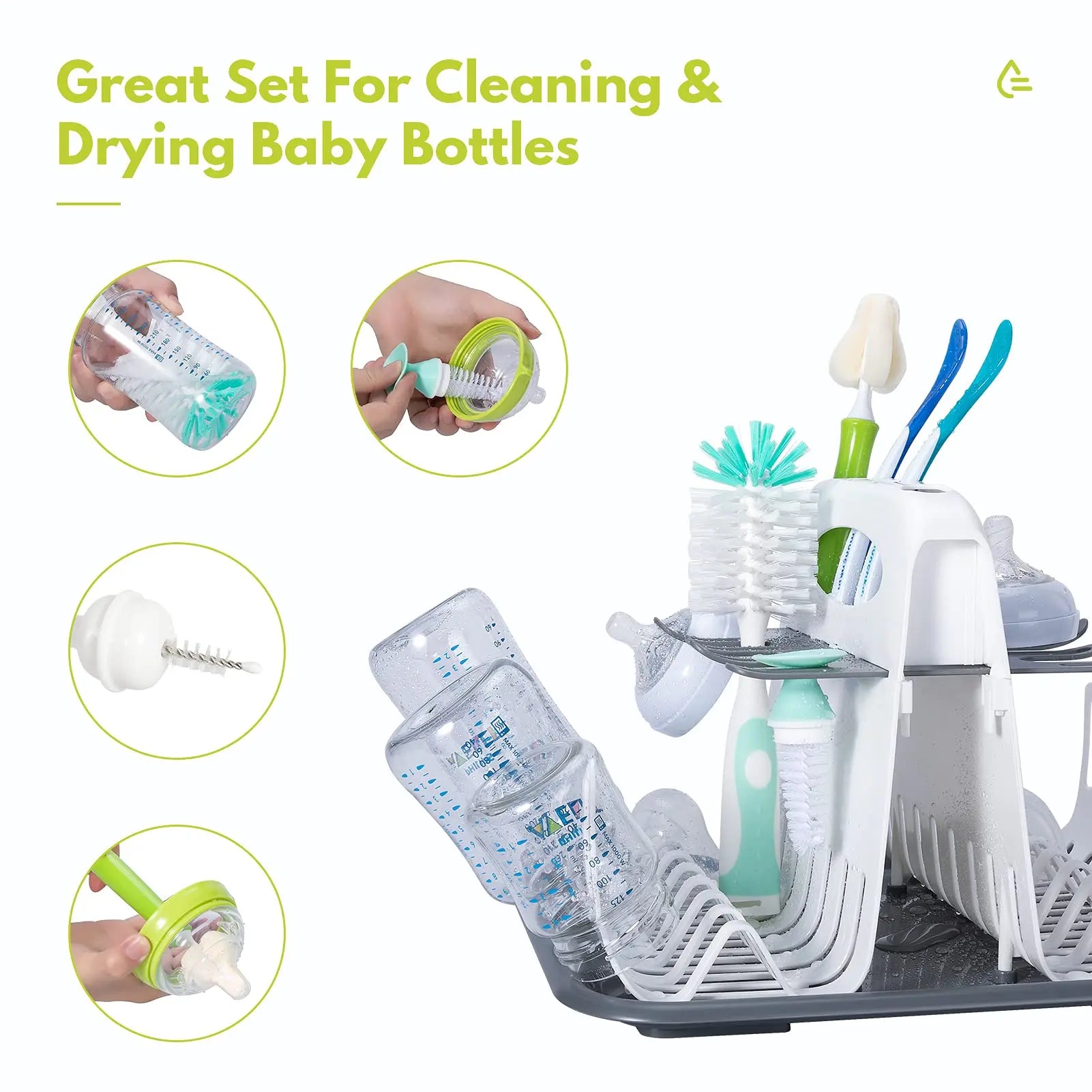 Bottle Drying Rack Portable Cleaning - Image 9