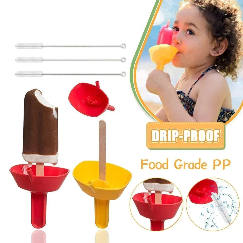 Popsicle Holder With Straw - Image 3