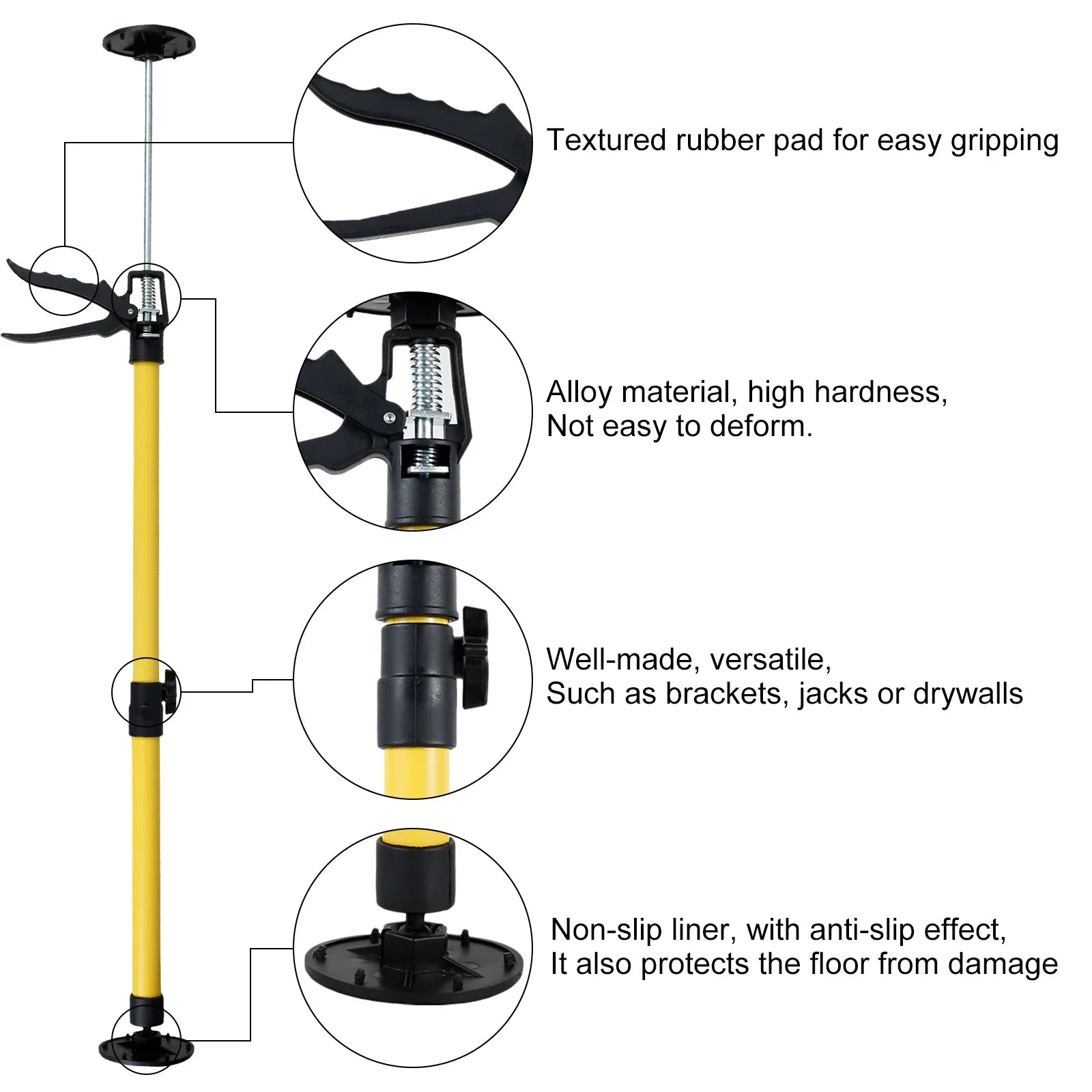 Wood Working Adjustable Non-Slip Telescopic Support - Image 5