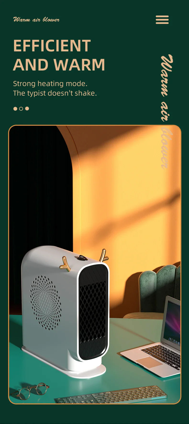 Desktop Electric Mini Heater - Image 16
