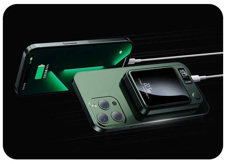 Magnetic Wireless Led Display Fast Charging Power Bank - Image 13