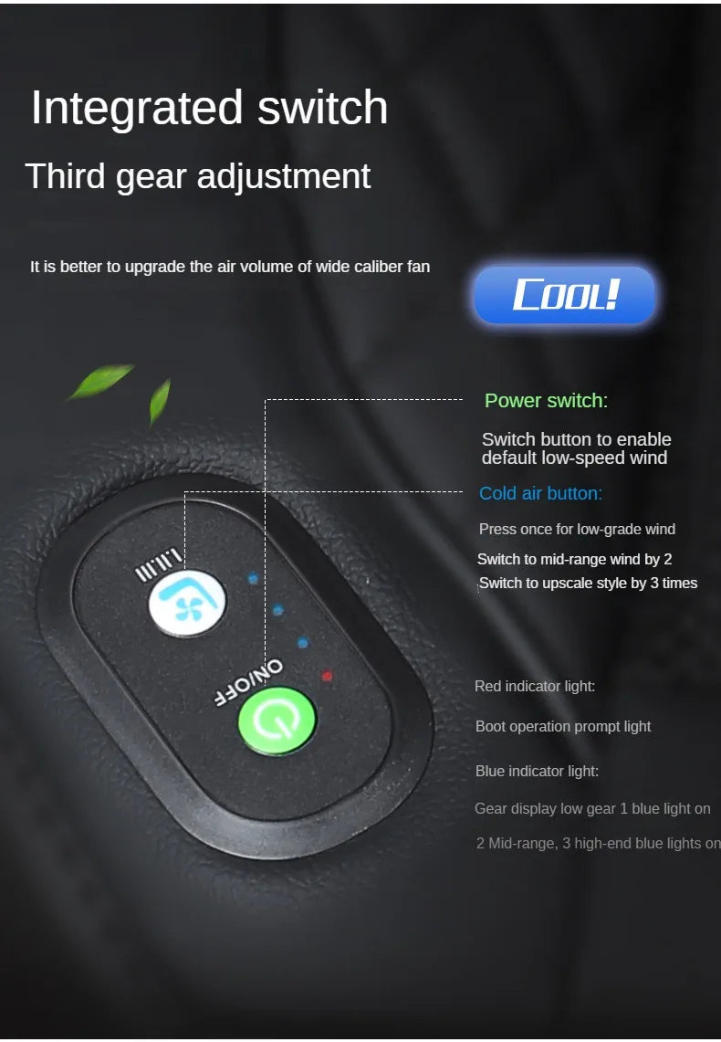 Car Cool Air Ventilation Seat Cover - Image 8