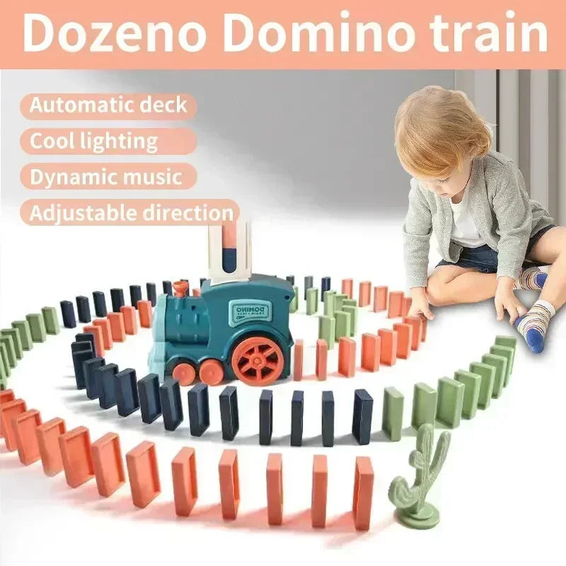 Kids Automatic Laying Domino Train - Image 7