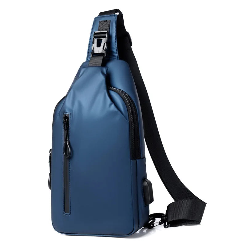 Waterproof Chest Bag With Usb Charging Interface - Image 6