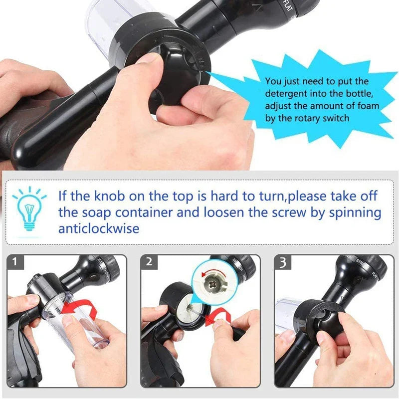 8 In 1 High Pressure Hose Nozzle - Image 5