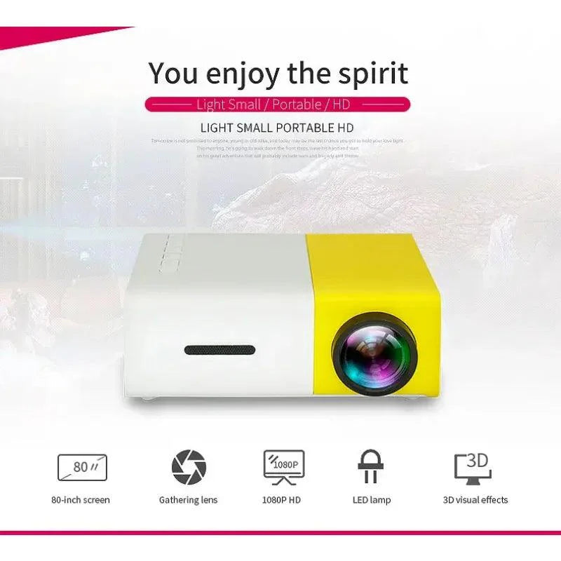 Portable Mini Projector Support Mount 1080P 4K - Image 4