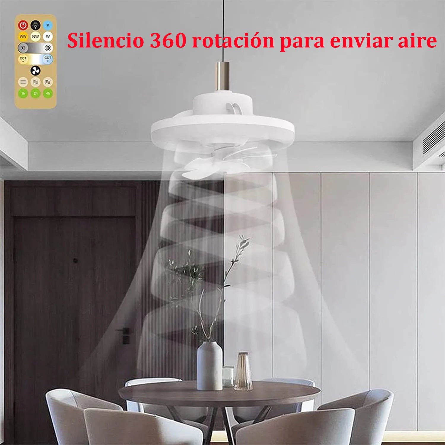 2 In 1 Swivel Fan Led Lamp - Image 8
