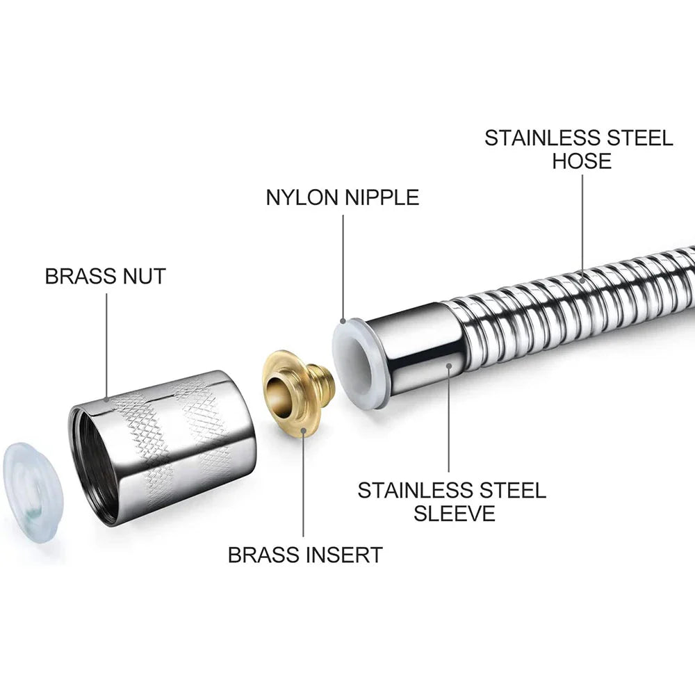 High Flexible Stainless Steel Shower Hose - Image 7