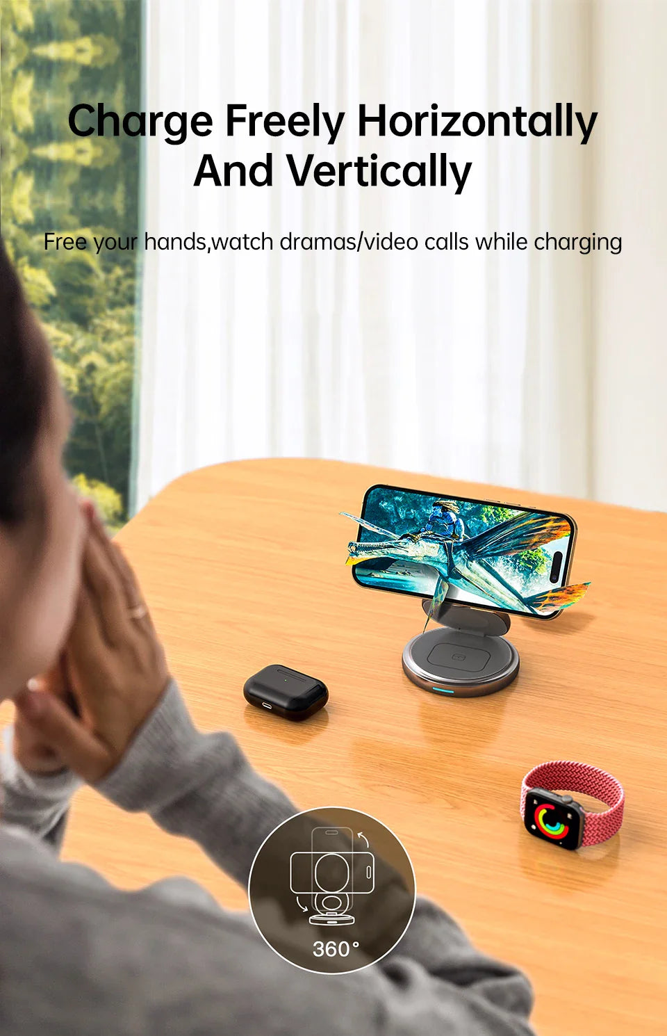 3 In 1 Foldable Magnetic Wireless Charger - Image 11