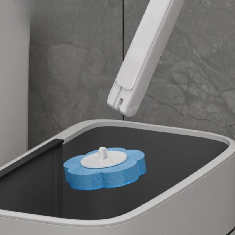 Disposable Toilet Brush Set With Cleaning Liquid Wall-Mounted Convenience! - Image 8