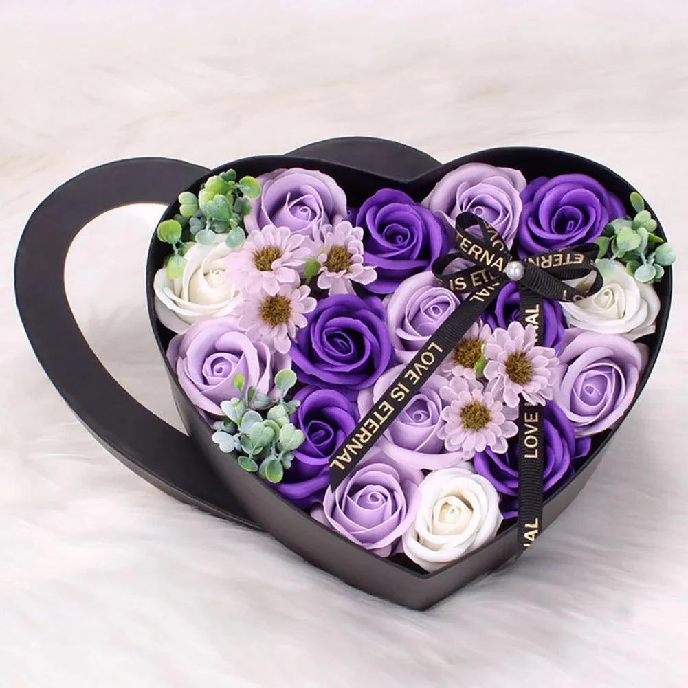 13Pcs Heart Shape Rose Gift Box - Image 8