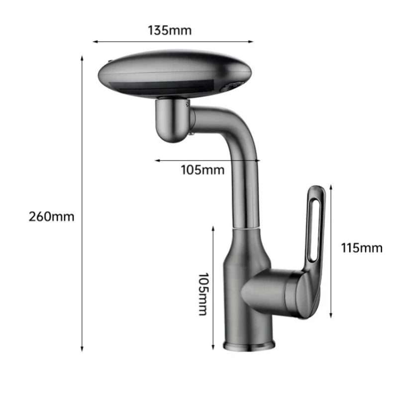 Multi Functional Waterfall Basin Faucet - Image 13