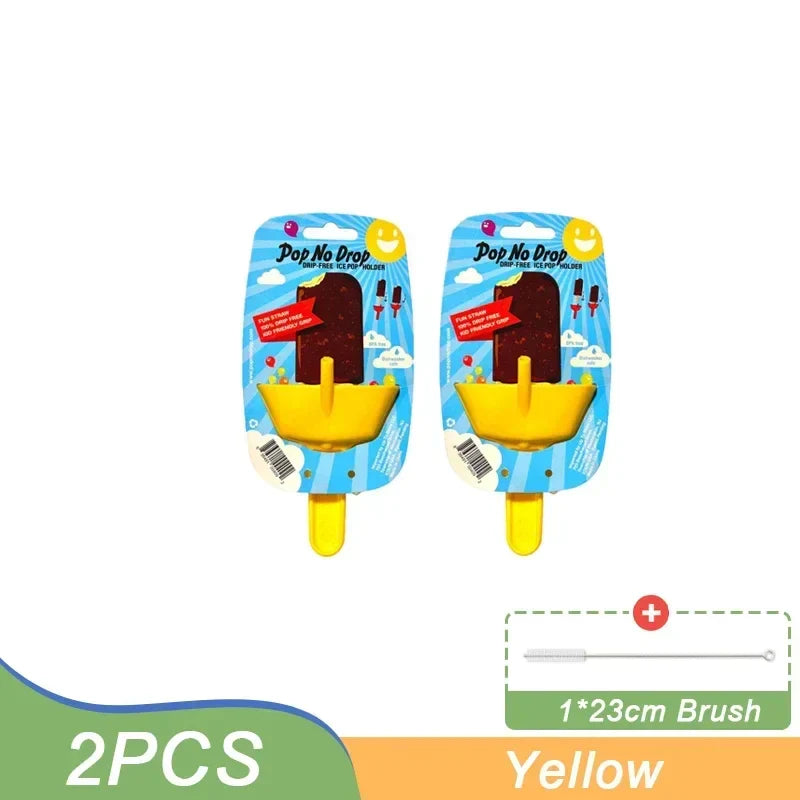Popsicle Holder With Straw - Image 4