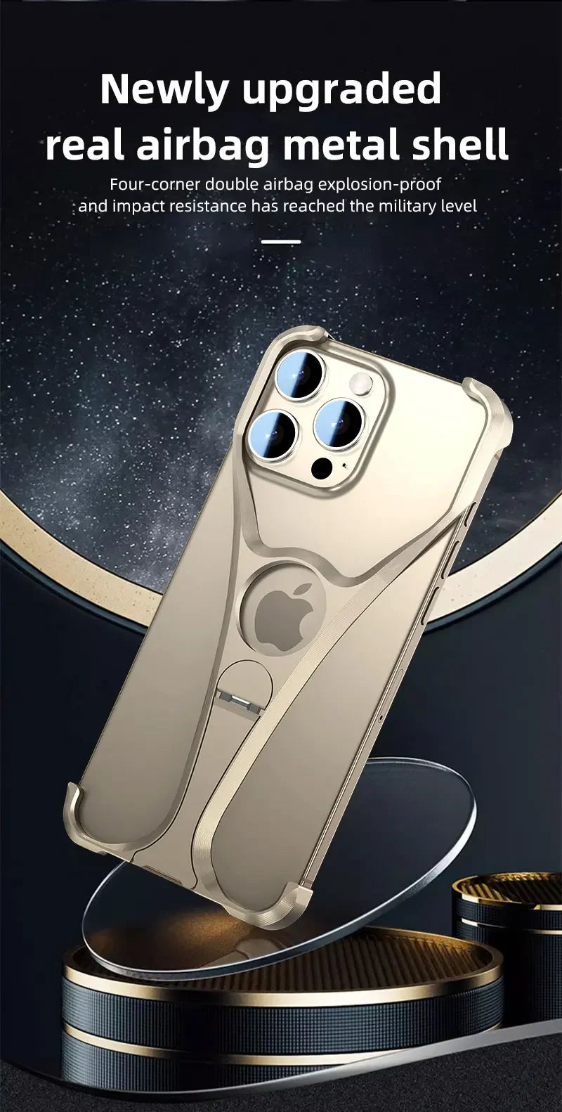 Alloy Metal Frameless Phone Case - Image 10