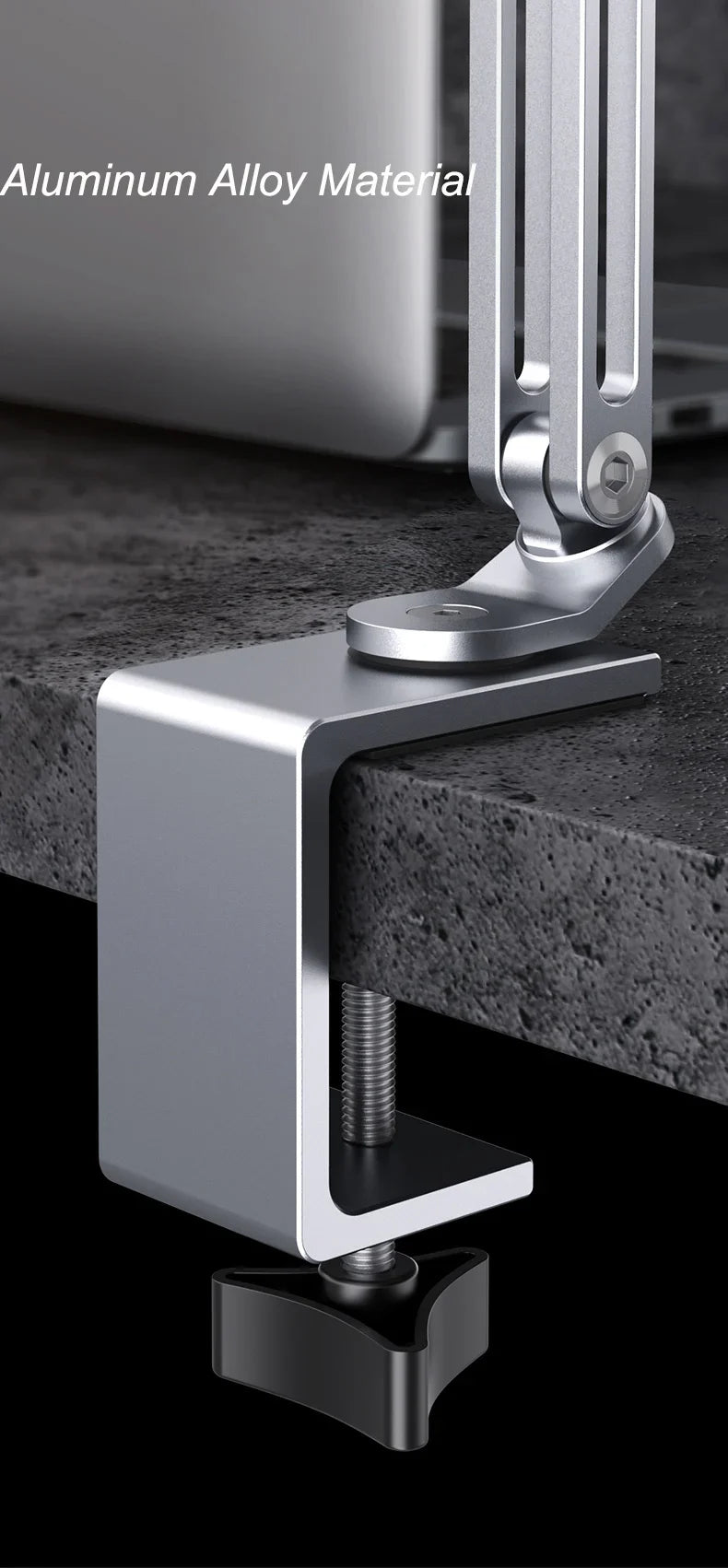 Multifunctional Alloy Desk Tablet Bracket - Image 11