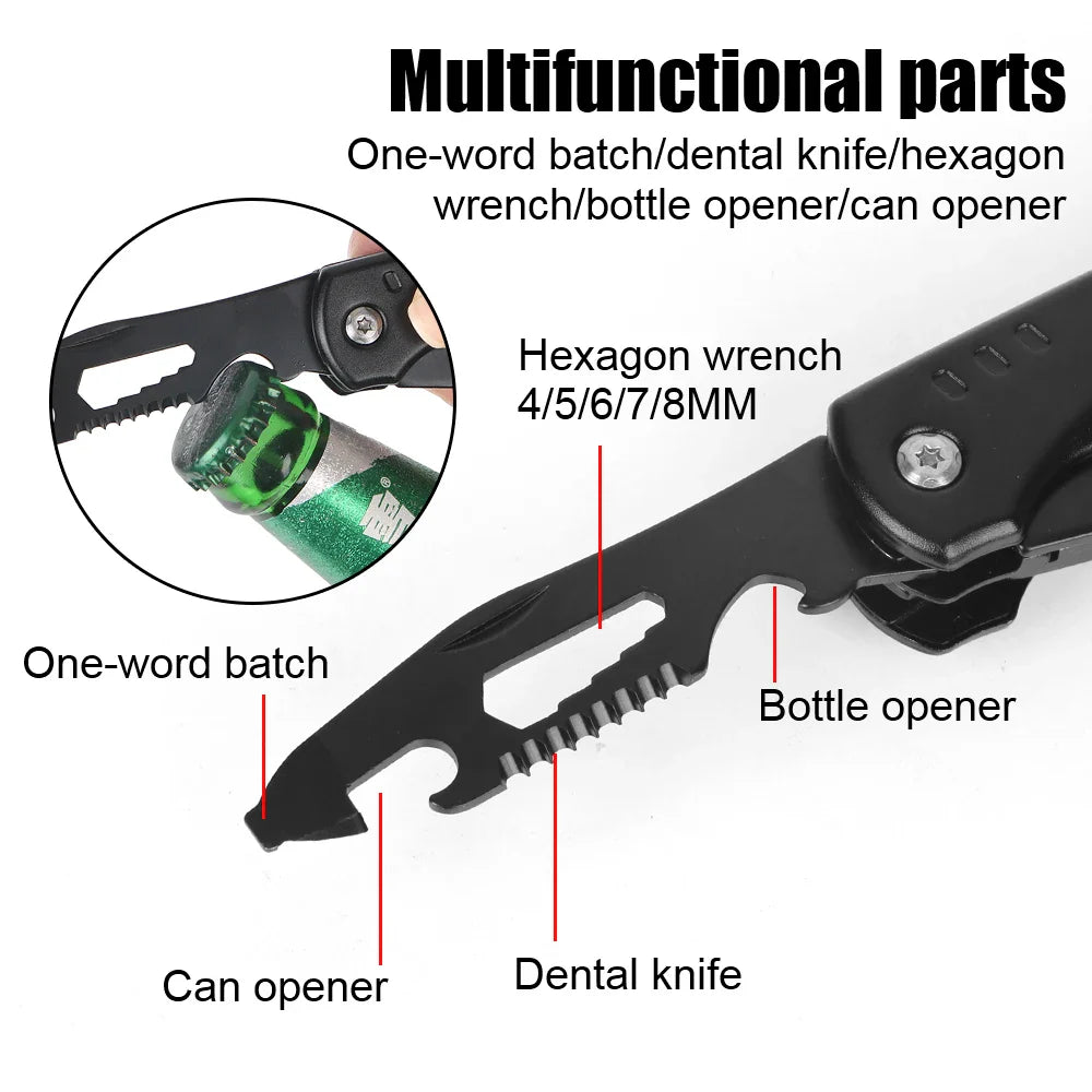 Multifunctional Pliers With Folding Nail Hammer - Image 6