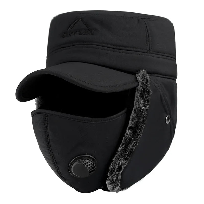 3 In 1 Thermal Face Mask Earmuffs Cap - Image 4