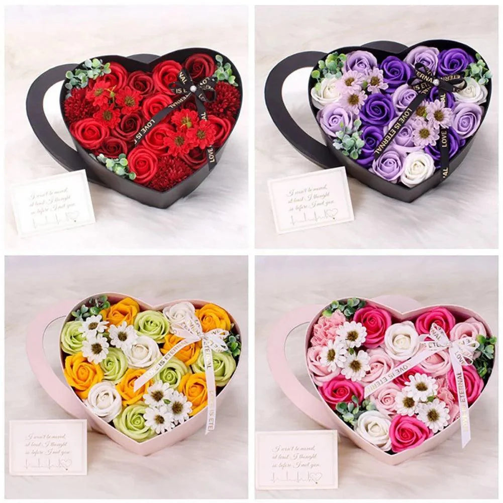 13Pcs Heart Shape Rose Gift Box - Image 3