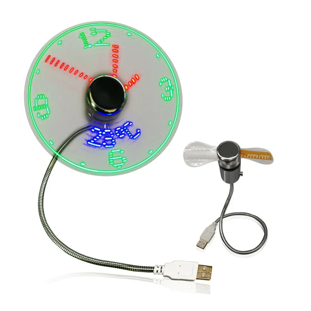 Usb Led Fan Clock - Image 7