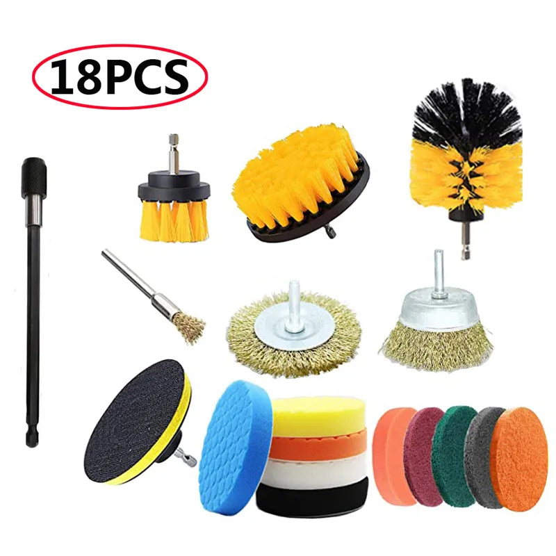 Drill Attachment Scrub Brush Kit - Image 6
