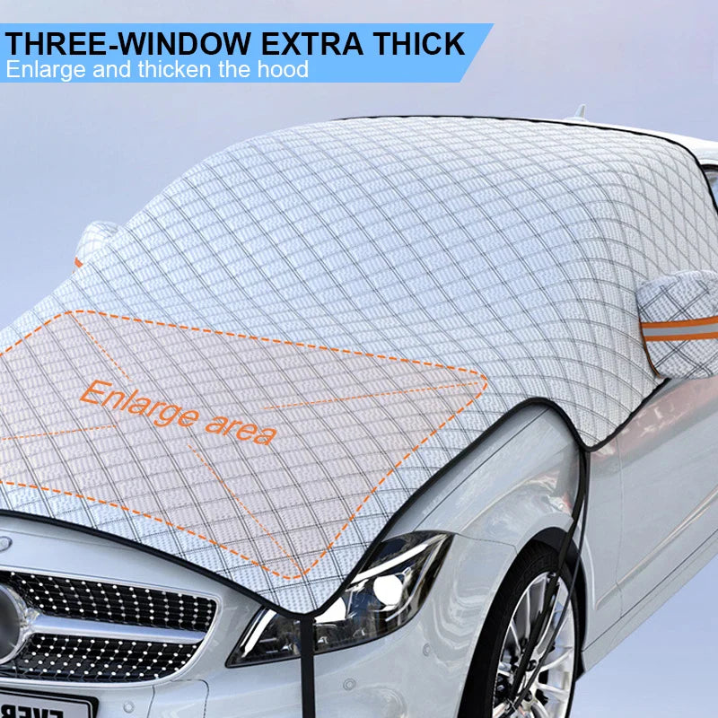 Car Windshield Snow And Sun Cover - Image 6