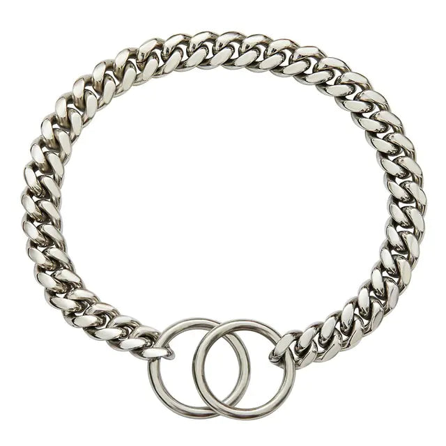 18K Gold Link Dog Collar - Image 36