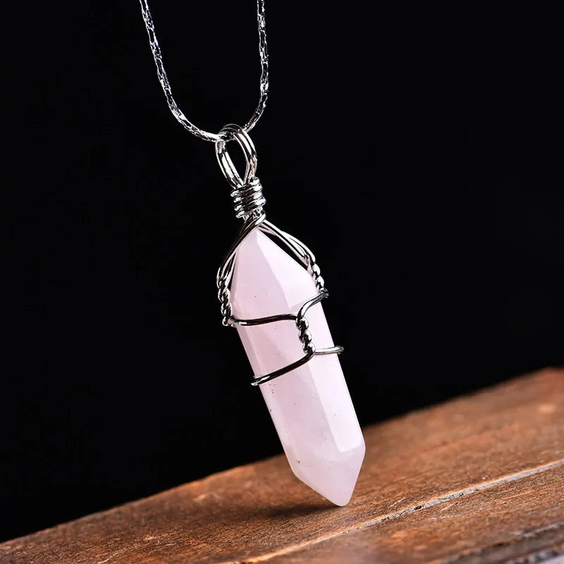 Natural Amethyst Crystal Point Pendant: Diy Jewelry Gift - Image 23