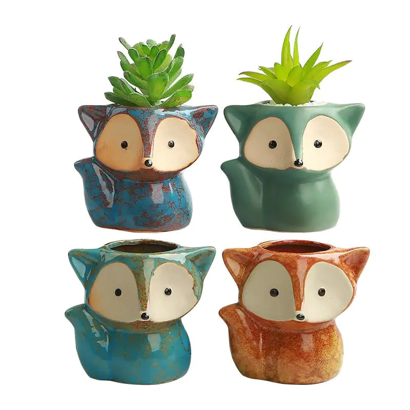 Lovely Fox Style Plant Pot - Image 9