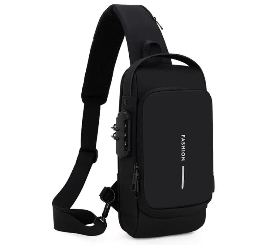 Waterproof Chest Bag With Usb Charging Interface - Image 8