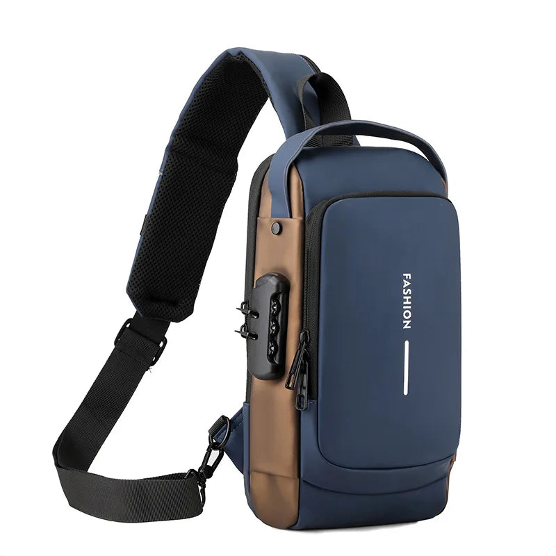 Waterproof Chest Bag With Usb Charging Interface - Image 12