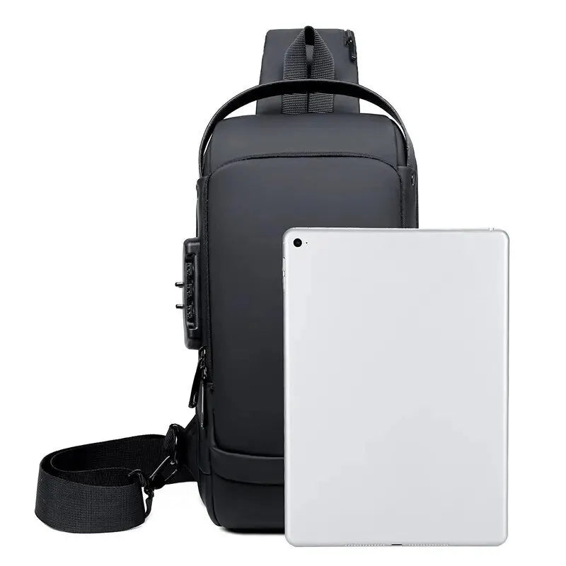Waterproof Chest Bag With Usb Charging Interface - Image 19