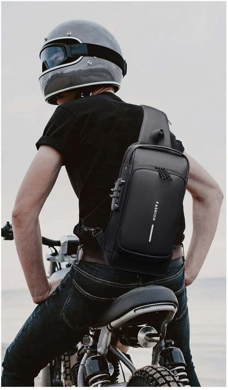 Waterproof Chest Bag With Usb Charging Interface - Image 16